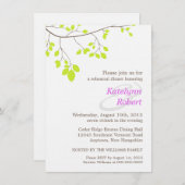 バイオレットロマンスリハーサルディナー招待状 招待状 (正面/裏面)