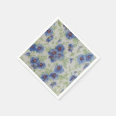 バイオレットワイルドフラワーカクテルナプキン スタンダードカクテルナプキン (角)
