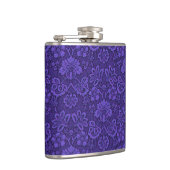 バイオレットヴィンテージダマスクパターン フラスク (右)