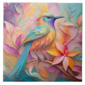 バイオレット喉を通したソングバードファンタジーバード タイル (正面)