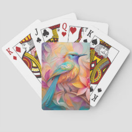 バイオレット喉を通したソングバードファンタジーバード トランプ