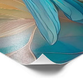 バイオレット喉を通したソングバードファンタジーバード フォトプリント            (角)