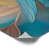 バイオレット喉を通したソングバードファンタジーバード ポスター (角)