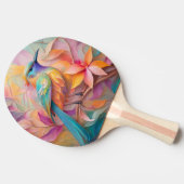 バイオレット喉を通したソングバードファンタジーバード 卓球ラケット (横)