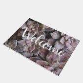 バイオレット多肉性喜び ドアマット (アングル)