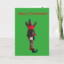 バイオレット小妖精や小人のChristmassカード シーズンカード