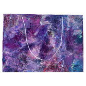 バイオレット抽象化 ラージペーパーバッグ (裏面)