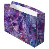バイオレット抽象化 ラージペーパーバッグ (裏面アングル)