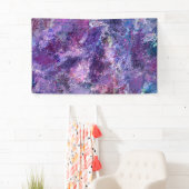 バイオレット抽象化 横断幕 (インサイチュ)