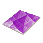 バイオレット抽象芸術パターン タイル (側面)