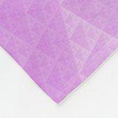 バイオレット抽象芸術パターン フリースブランケット (角)