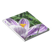 バイオレット春クロカス ノートパッド (アングル)