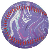 バイオレット本物のデザインソフトボール ソフトボール (正面左)