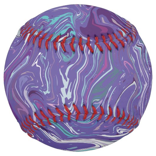 バイオレット本物のデザインソフトボール ソフトボール (正面)