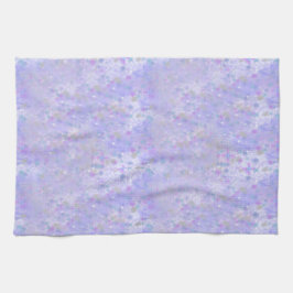 バイオレット水玉模様 キッチンタオル