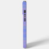 バイオレット水色ルック携帯電話ケース Case-Mate iPhoneケース (裏面 / 左)