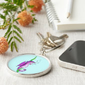 バイオレット水馬 キーホルダー (側面)