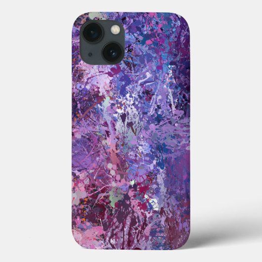バイオレット滴抽象化 Case-Mate iPhoneケース (裏面)