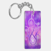 バイオレット火 キーホルダー (正面左)