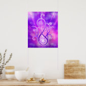 バイオレット火 ポスター (キッチン)