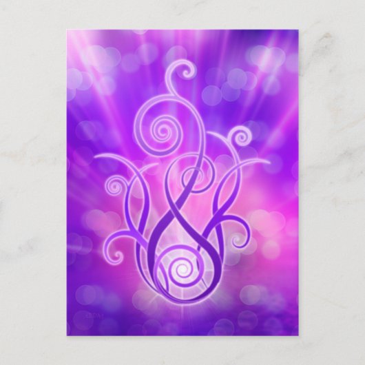 バイオレット火 ポストカード (正面)