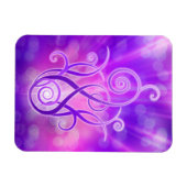 バイオレット火 マグネット (横)