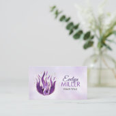 バイオレット炎 – アメジスト 名刺 (スタンド正面)