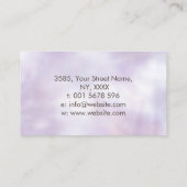 バイオレット炎 – アメジスト 名刺 (裏面)