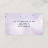 バイオレット炎 – アメジスト 名刺 (裏面)