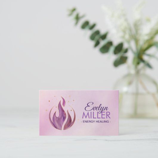 バイオレット炎 名刺 (スタンド正面)