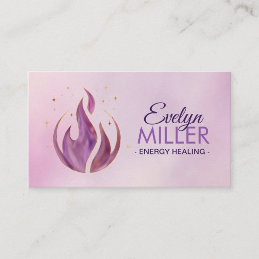 バイオレット炎 名刺 (正面)
