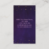 バイオレット炎 – 紫色の炎 名刺 (裏面)