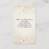 バイオレット炎 – 紫色の炎 名刺 (裏面)