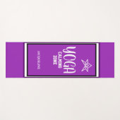 バイオレット白色星 ヨガマット (正面(横))