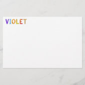 バイオレット紙 (裏面)