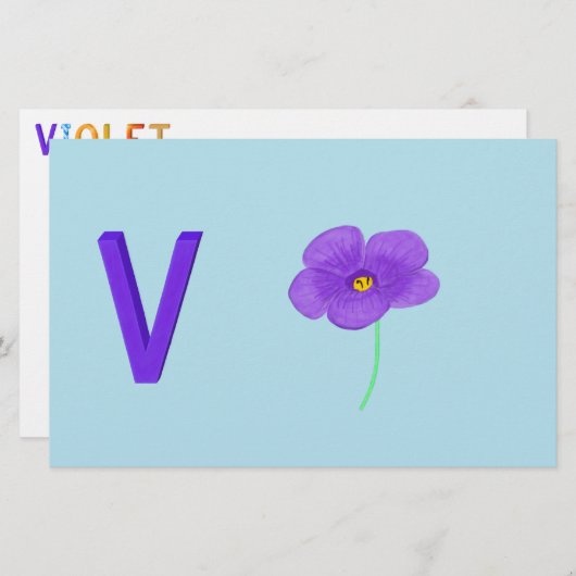 バイオレット紙 (正面/裏面)