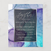 バイオレット素晴らしアクア液体抽象芸術インク2 (正面)