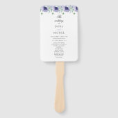 バイオレット素朴サマーワイルドフローラ結婚ズ ハンドファン (正面)