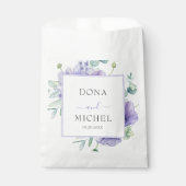 バイオレット素朴サマーワイルドフローラ結婚ズ フェイバーバッグ (正面)