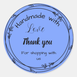 バイオレット色のビジネスシール ラウンドシール