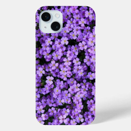 バイオレット花iPhoneケースのバイオレット Case-Mate iPhoneケース (裏面)