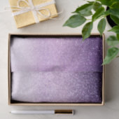 バイオレット薄紫パステルパープルトリプルグリッター グラデーション 薄葉紙 (ギフト)