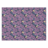 バイオレット薄紫園の鳥 テーブルクロス (正面(横))