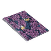 バイオレット薄紫園の鳥 ノートブック (右側)