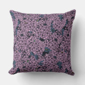 バイオレット薄紫園 クッション (正面)