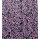 バイオレット薄紫園 シャワーカーテン (正面)