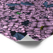 バイオレット薄紫園 ポスター (角)