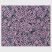 バイオレット薄紫園 ラッピングペーパー (フラット)