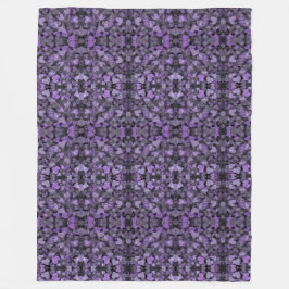 バイオレット調和 フリースブランケット
