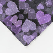 バイオレット調和 フリースブランケット (角)